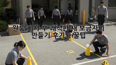 원룸 이사 후, 쾌적한 새 보금자리 만들기: 후기와 꿀팁