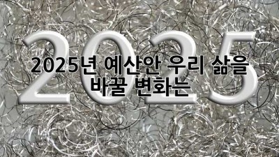 2025년 예산안: 우리 삶을 바꿀 변화는?